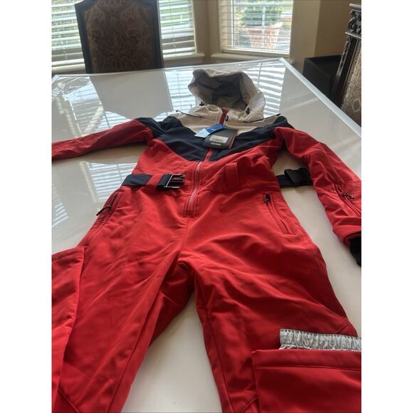 NEW Gsou Snow Ski Winter Snowboard Hooded Jumpsuit Waterproof Size XS - Picture 8 of 15